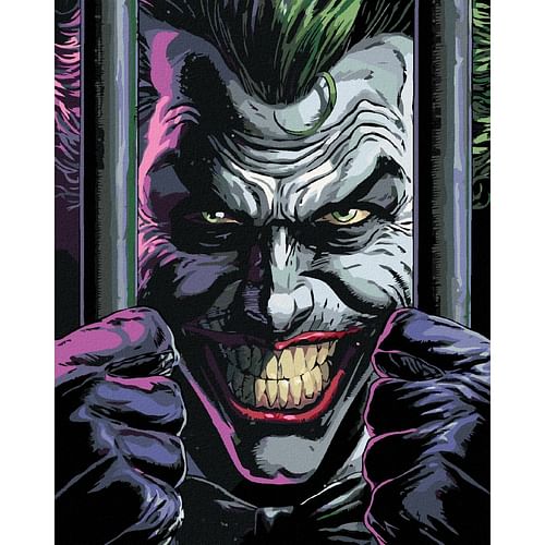 Malování podle čísel Batman - Joker za mřížemi