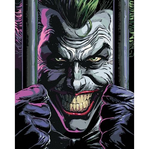 Obrázok Zuty Malování podle čísel Batman - Joker za mřížemi