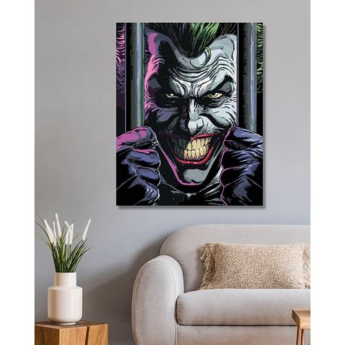 Obrázok Zuty Malování podle čísel Batman - Joker za mřížemi