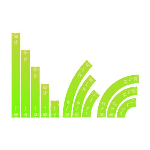 Manévrovací šablony pro X-wing Manévrovací šablony pro X-wing