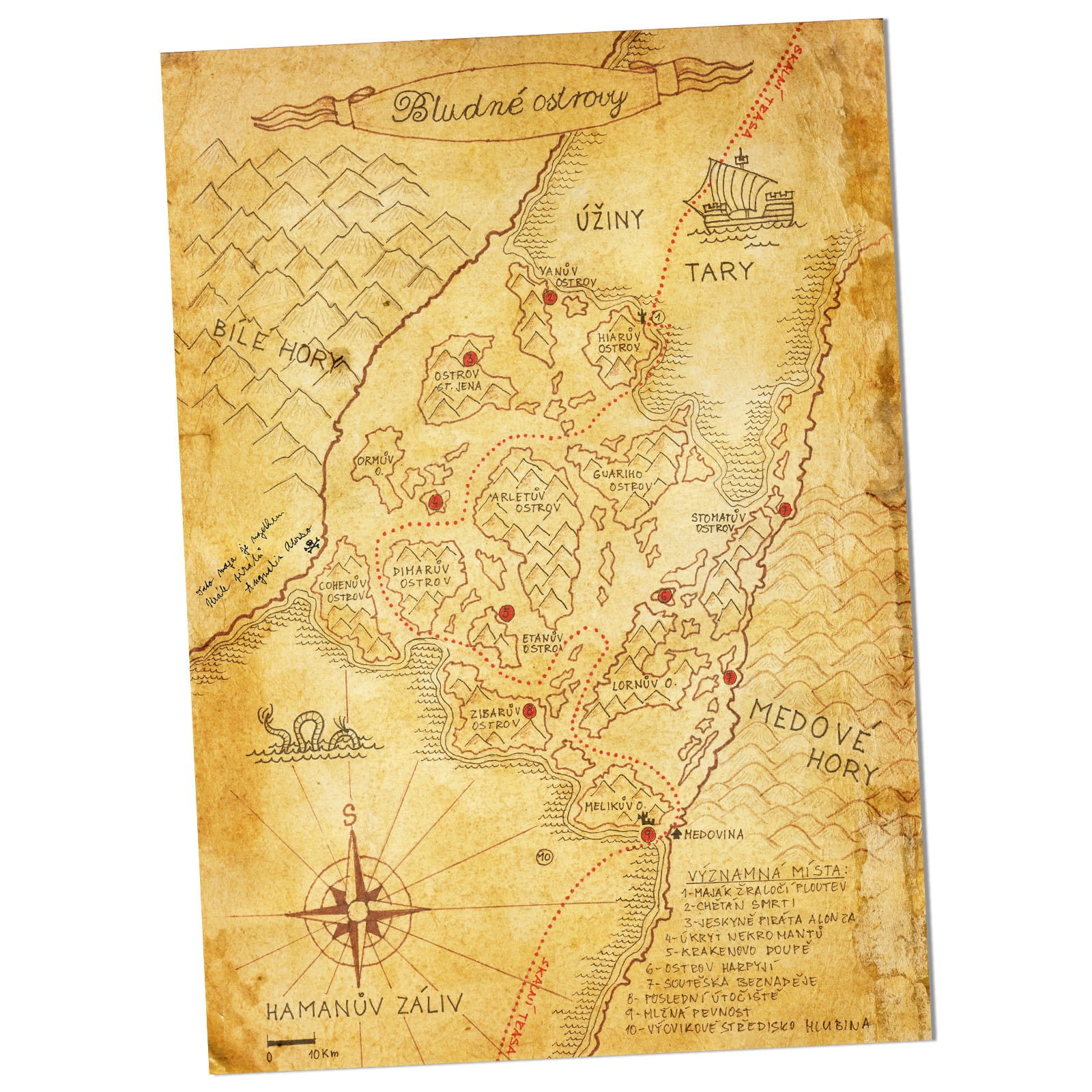 Mapa Hamanova zálivu