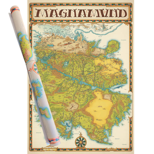 Levně Mytago Mapa Magnamundu - plakát