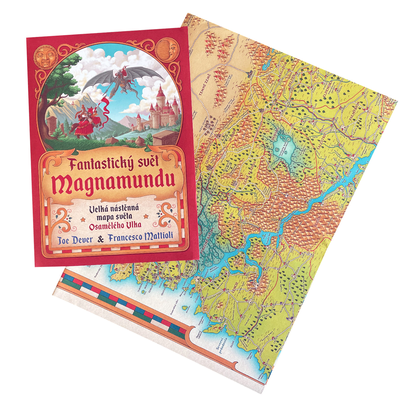 Mapa Magnamund - skladaná