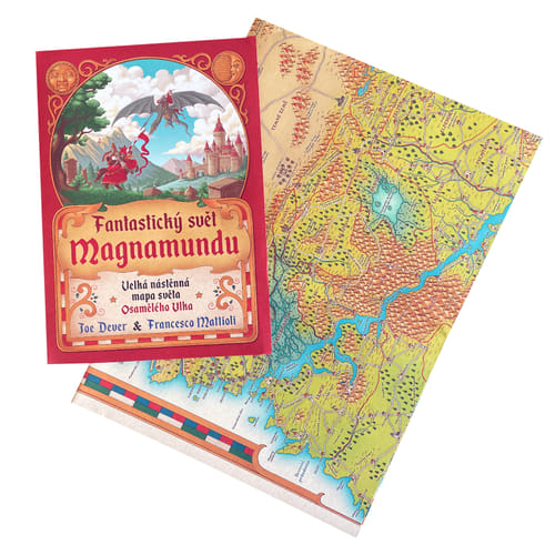 Levně Mytago Mapa Magnamundu - skládaná