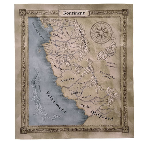 Mapa na plátne Zaklínač: Game of Heroes Mapa na plátne Zaklínač: Game of Heroes