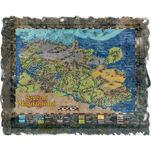 Levně Mytago Mapa Severního Magnamundu