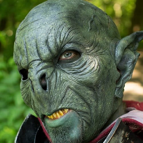 Levně Maska Divoký ork, barva nebarvená