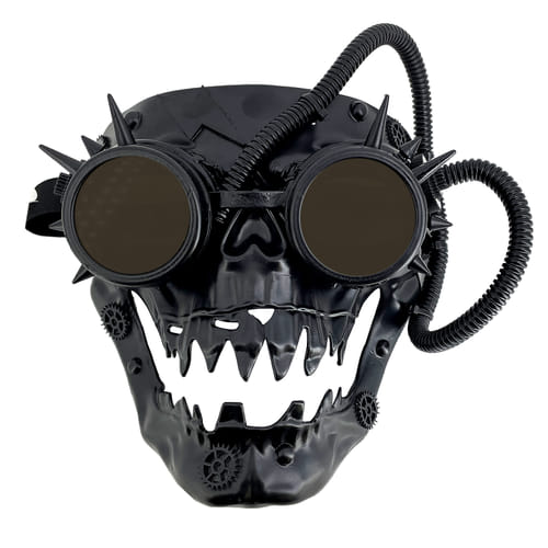 Maska Steampunk - Mechanická lebka Maska Steampunk - Mechanická lebka
