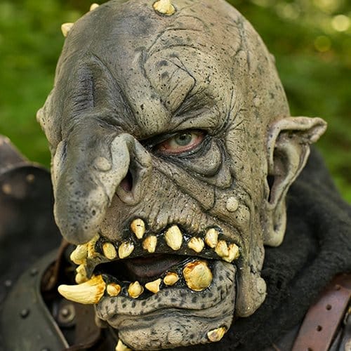 Maska Troll - hnědá