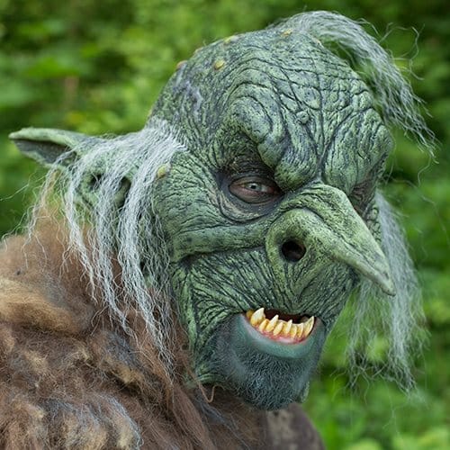Levně Maska Velitel goblinů s vlasy