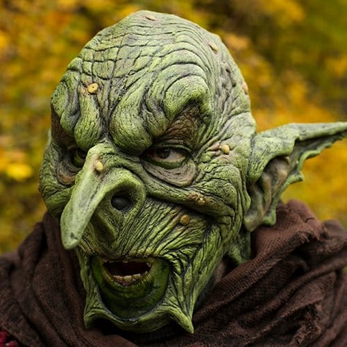 Maska Veliteľ goblinov - zelená Maska Veliteľ goblinov - zelená