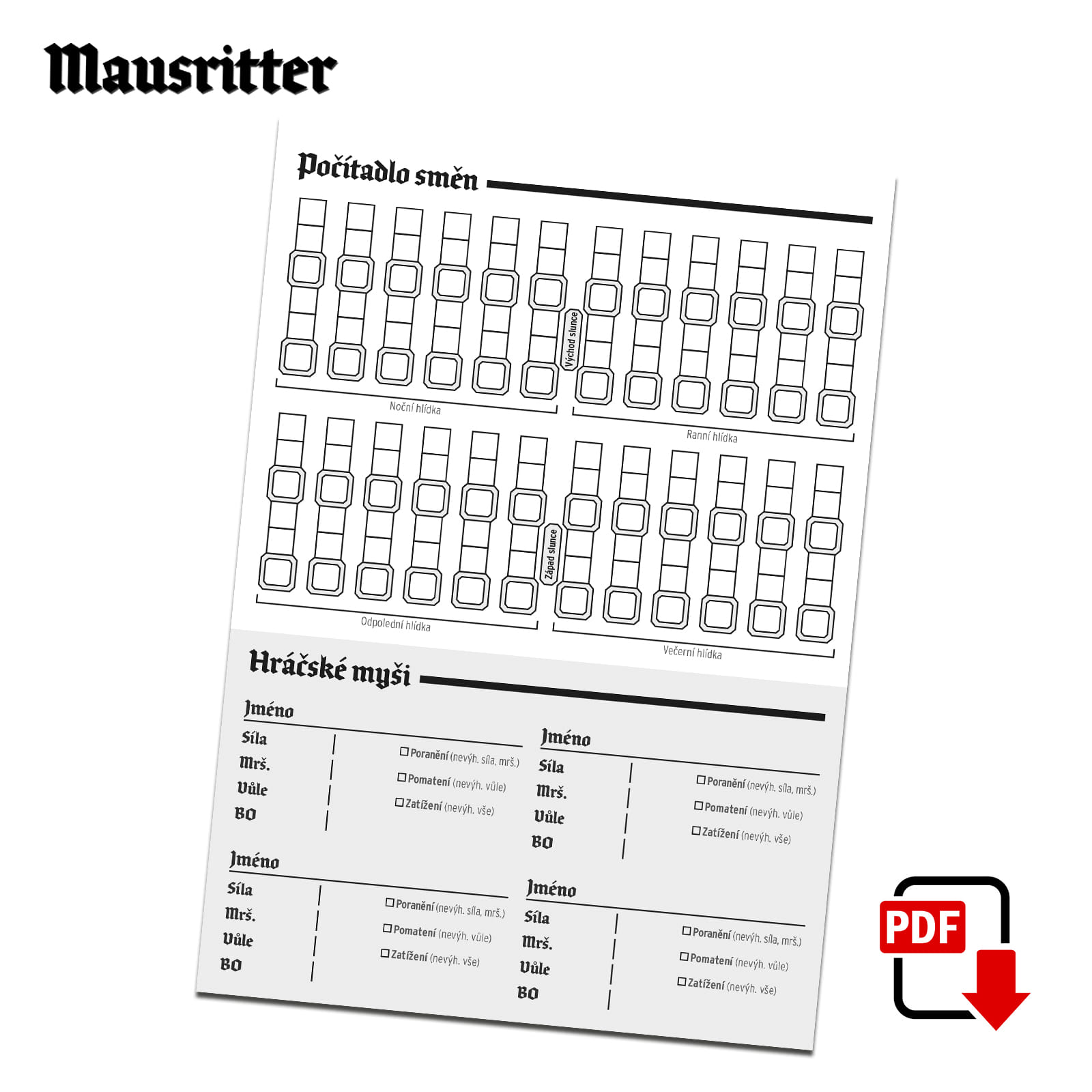 Mausritter - list sprievodcu