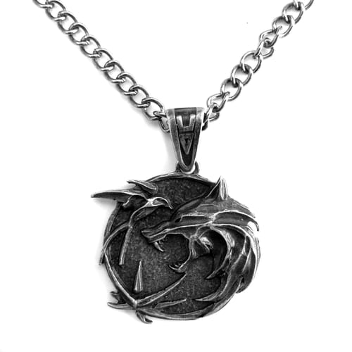 Medailón Zaklínač - vlk, lastovička a hviezda Medailón Zaklínač - vlk, lastovička a hviezda