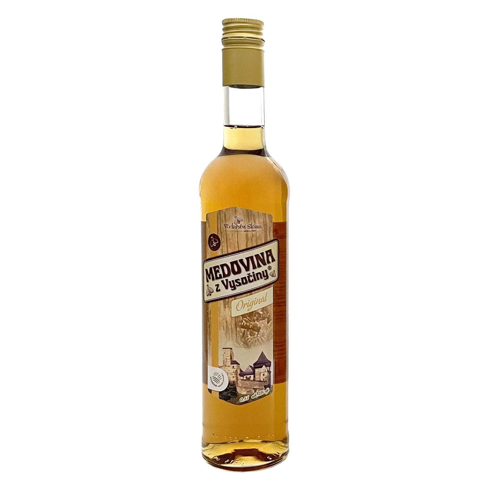 Medovina z Vysočiny - originál (Včelařství Sláma) 0,5 l