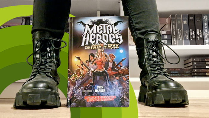 Metal Heroes: Gamebook, ktorý vás naučí súčasne pariť aj čítať