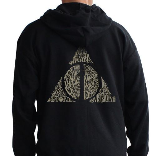Mikina Harry Potter - Deathly Hallows, čierna Mikina Harry Potter - Deathly Hallows, čierna