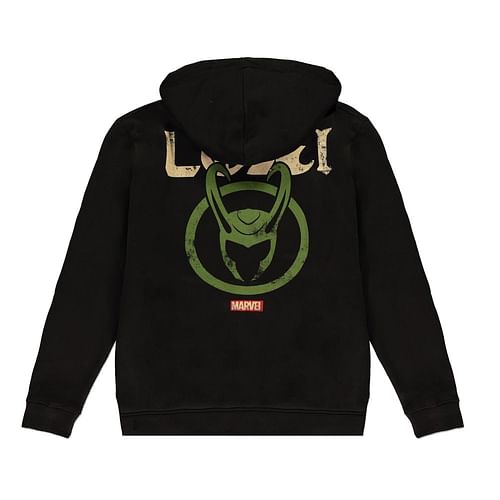 Obrázok Difuzed - Bioworld Europe Mikina Marvel - Loki Logo, farba černá, veľkosť XL