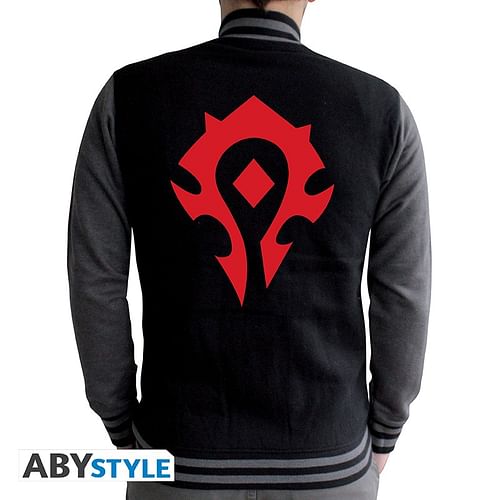 Obrázok ABYstyle Mikina World of Warcraft - For the Horde Varsity, farba černá, veľkosť XL