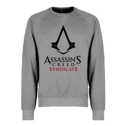 Mikina Assassins Creed Syndicate - Logo sivá Mikina Assassins Creed Syndicate - Logo sivá