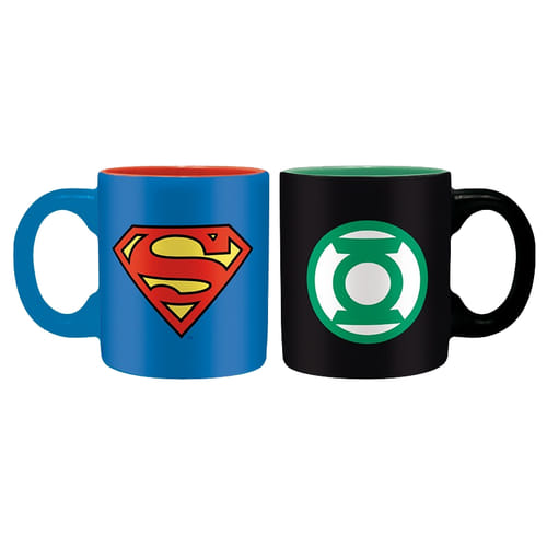 Mini hrnčeky DC Comics Superman a Green Lantern (2 ks) Mini hrnčeky DC Comics Superman a Green Lantern (2 ks)