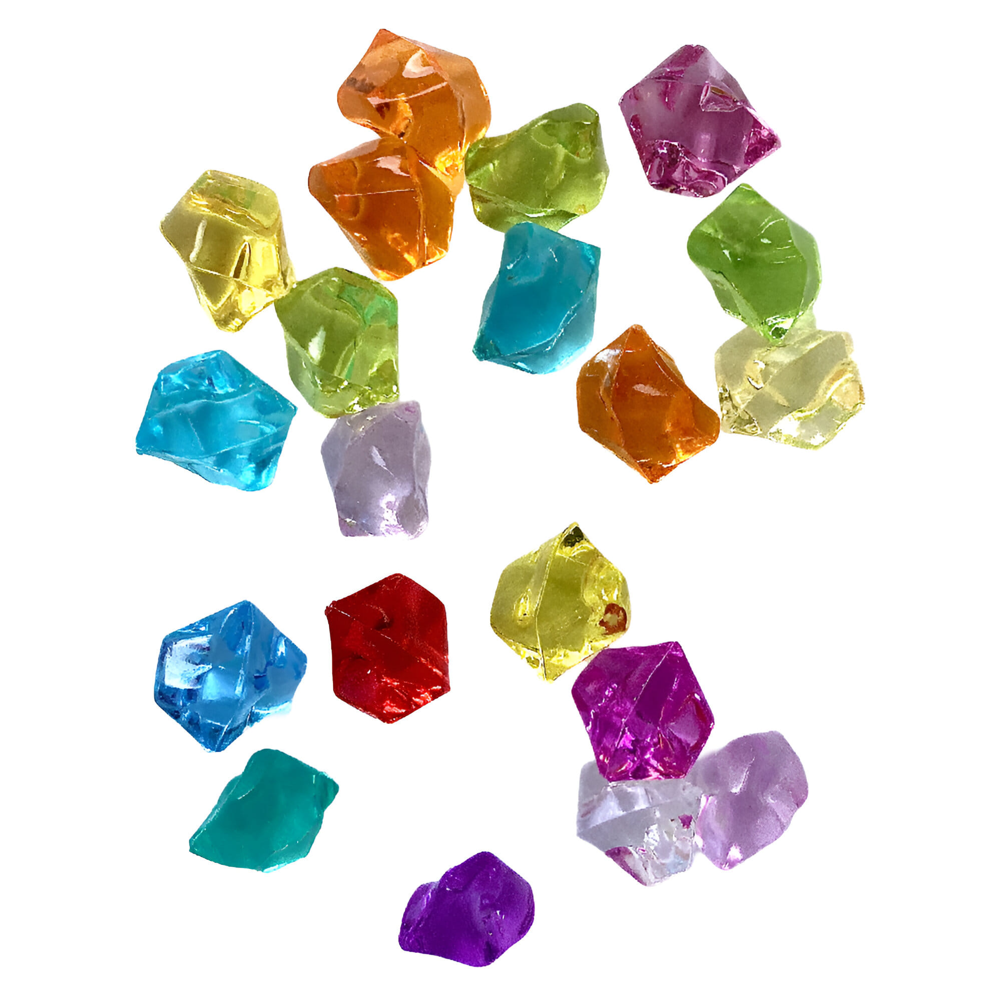 Mix hracích kamienkov - malé kryštály (20 ks)