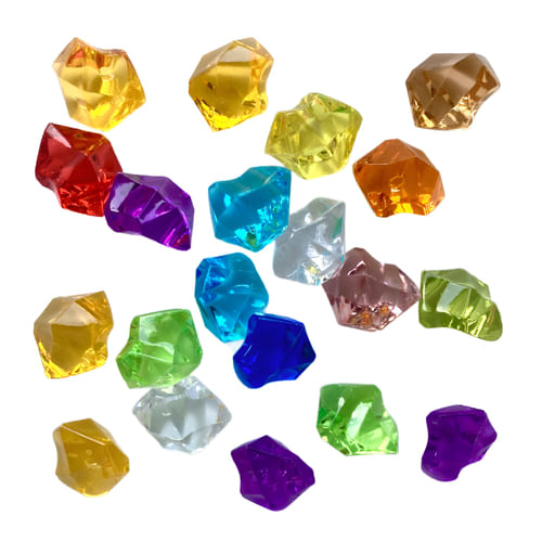 Mix hracích kamienkov - veľké kryštály (20 ks) Mix hracích kamienkov - veľké kryštály (20 ks)