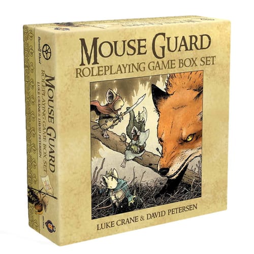 Sada boxov pre rolovú hru Mouse Guard Sada boxov pre rolovú hru Mouse Guard