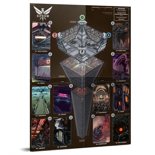 Mutant: Year Zero RPG: Elysium Game Map