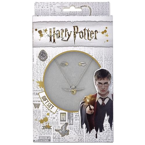 Náhrdelník a náušnice Harry Potter – Zlatonka
