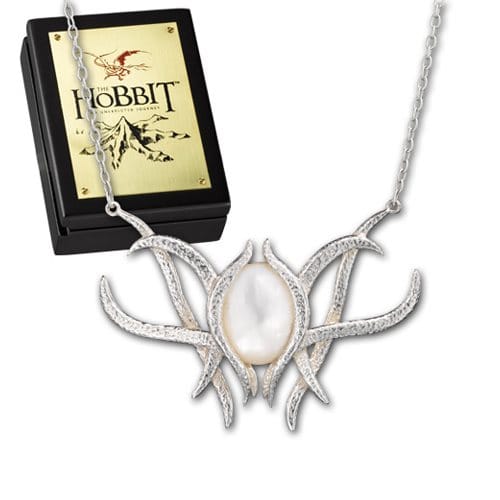 Stříbrný náhrdelník Galadriel - brož (Ag 925)