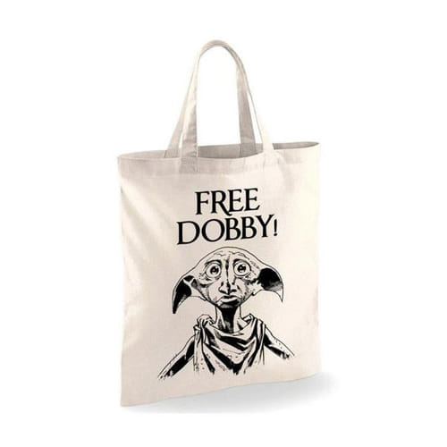 Nákupná taška Harry Potter - Slobodu Dobbymu Nákupná taška Harry Potter - Slobodu Dobbymu