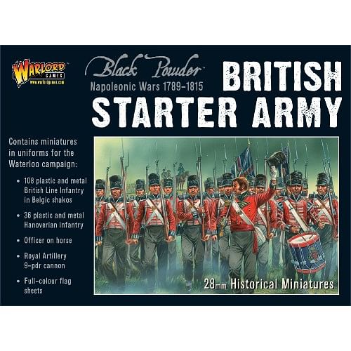 Black Powder: Napoleonic British Starter Army (Waterloo)