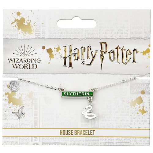 Obrázok Carat Shop Náramek Harry Potter - Zmijozel, se štítkem HP000310