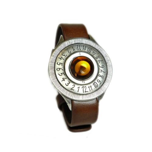 Náramkové slnečné hodiny Tempus - oranžové Náramkové slnečné hodiny Tempus - oranžové