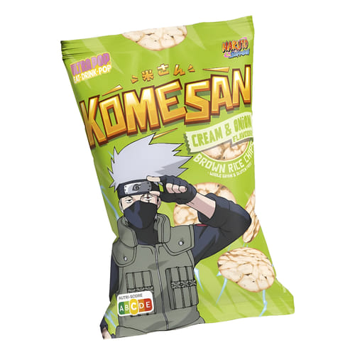 Levně Naruto Shippuden - Rýžové chipsy Kakashi, smetana a cibule