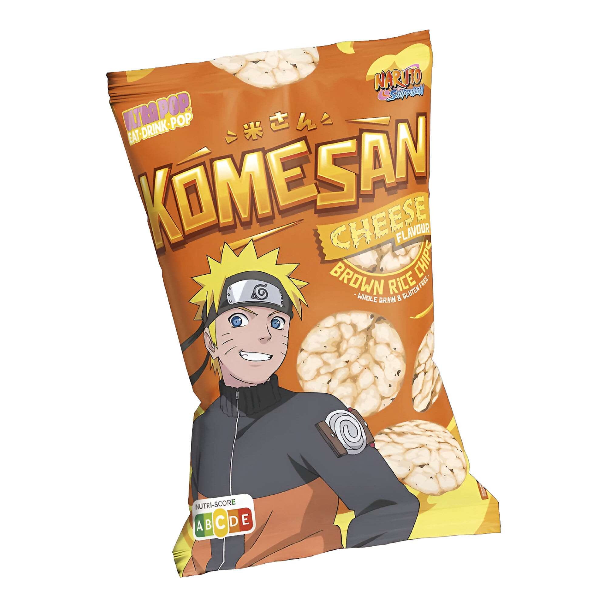 Naruto Shippuden - Ryžové chipsy Naruto, syrové