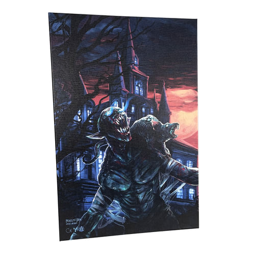 Nástenný obraz na plátne - Pekelný dom Nástenný obraz na plátne - Pekelný dom