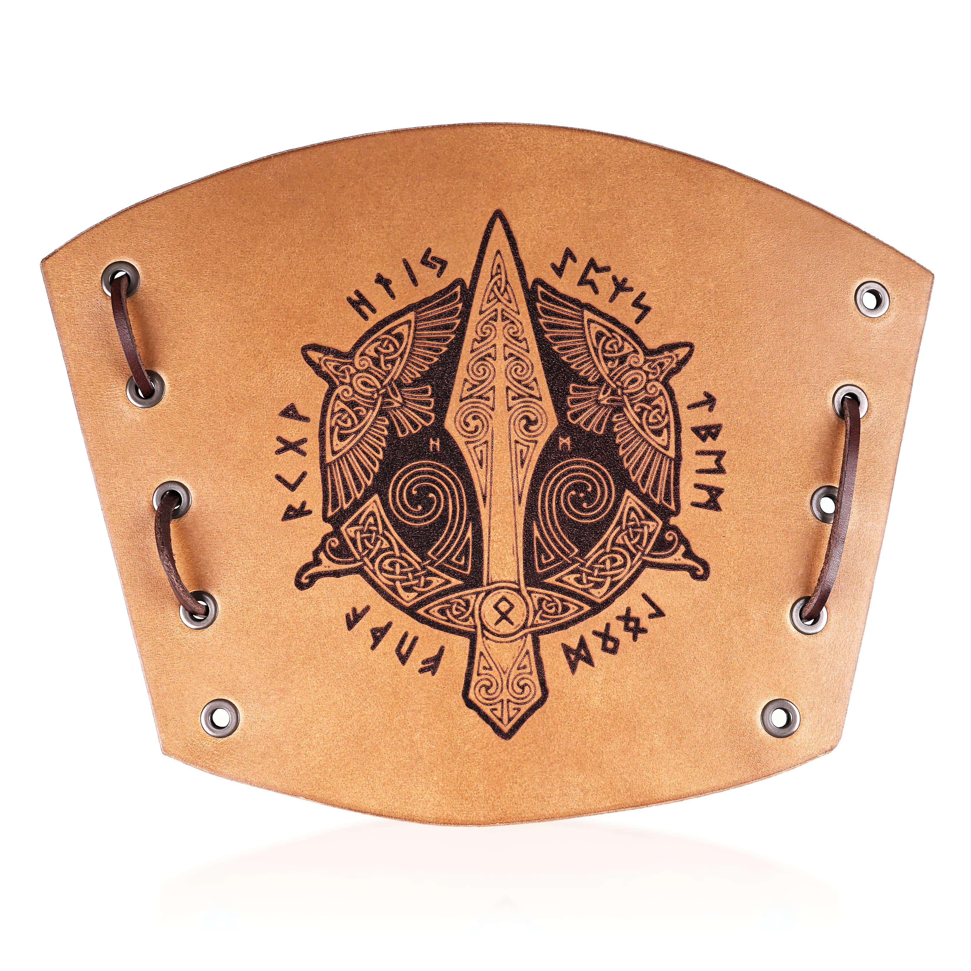 Kožený nátepník Viking - Odinovo kopije Gungnir