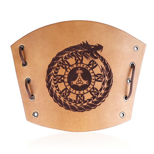 Nátepník Viking - Uroboros s Thorovým kladivom Nátepník Viking - Uroboros s Thorovým kladivom