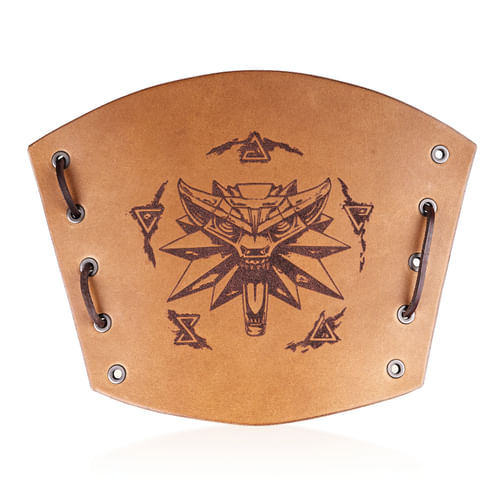 Nátepník Zaklínač - Vlčia hlava a runy Nátepník Zaklínač - Vlčia hlava a runy