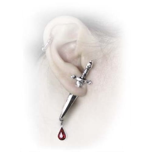 Náušnica dýka Náušnica dýka