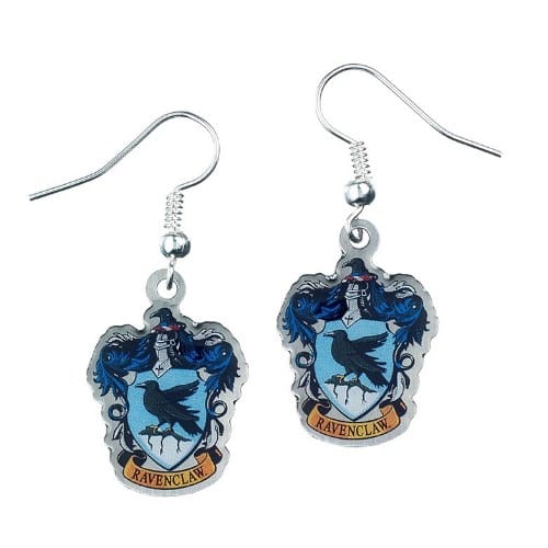 Náušnice Harry Potter - Havraspár, postriebrené Náušnice Harry Potter - Havraspár, postriebrené