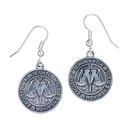 Náušnice Harry Potter - Ministerstvo kúziel, postriebrené Náušnice Harry Potter - Ministerstvo kúziel, postriebrené