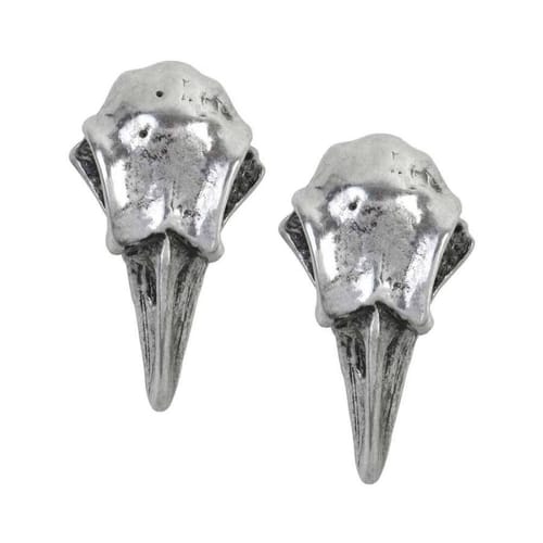 Náušnice Havranie lebky Náušnice Havranie lebky