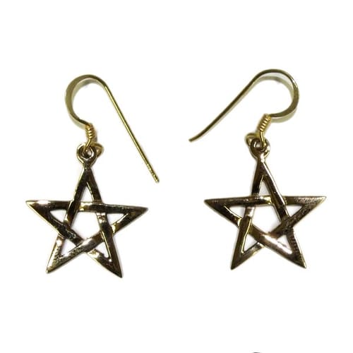 Pentagramové náušnice Pentagramové náušnice