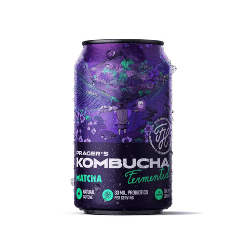 Levně Nealkoholický nápoj Prager s Kombucha - Matcha