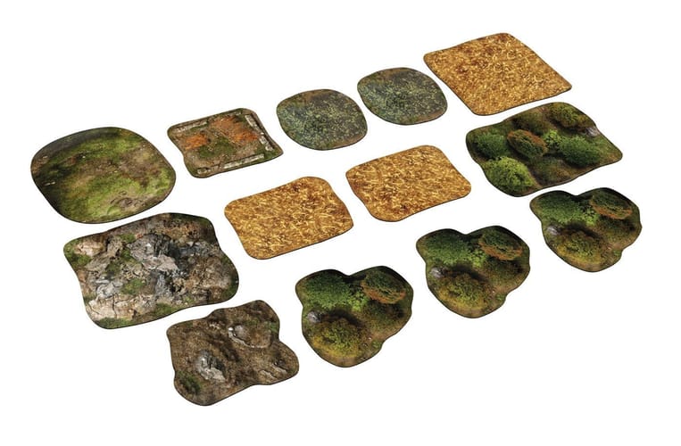 Neoprene 2D terrain set - Tournament: Saga Neoprene 2D terrain set - Tournament: Saga