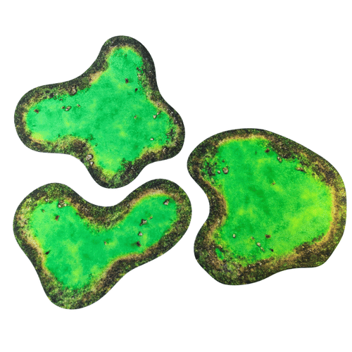Neoprene 2D terrain set - Toxic Pond Neoprene 2D terrain set - Toxic Pond