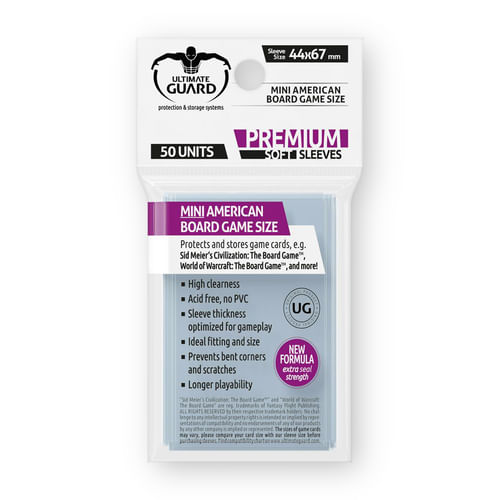 Obaly na karty 44 x 67 mm (Ultimate Guard Premium Soft) Obaly na karty 44 x 67 mm (Ultimate Guard Premium Soft)