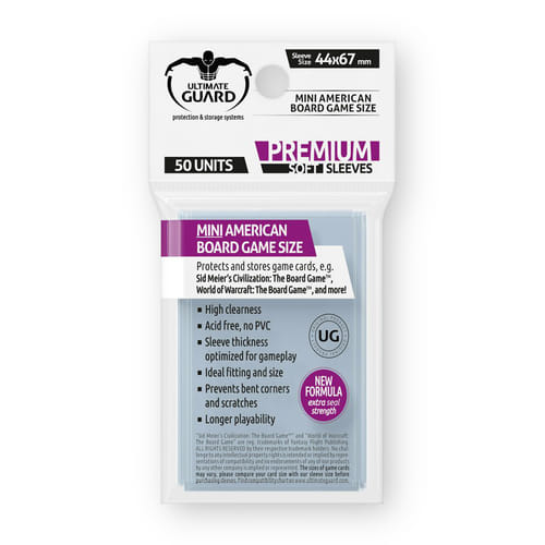 Obaly na karty 44 x 67 mm (Ultimate Guard Premium Soft)